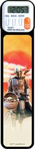 3d mandalorian and the child bookmark with reading timer