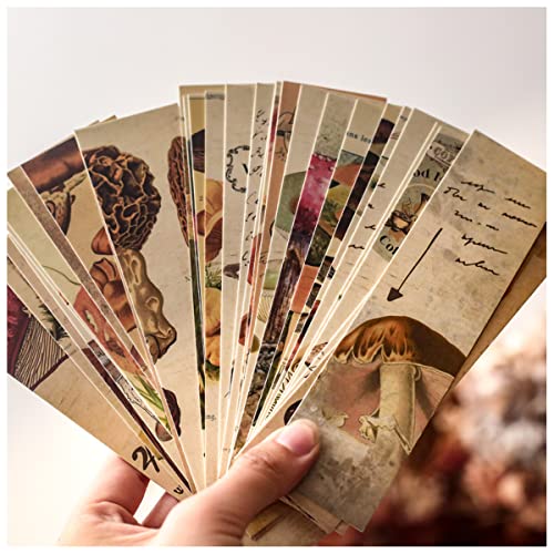 Vintage Natural Style Forest Story Series Bookmarks (Mushrooms)