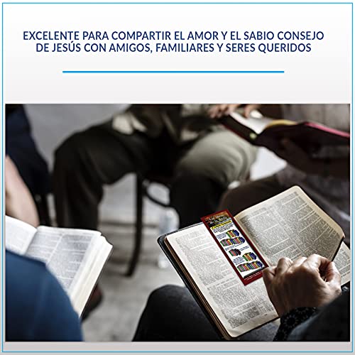 eThought Los Libros de la Biblia en Español - Books of the Bible in Spanish, Para la Iglesia, Escuela Bíblica, Niños, Buscadores y Cristianos, 25 Marcadores