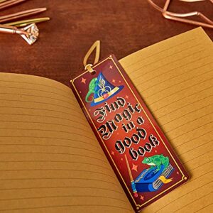 Wizard Bookmarks with Tassels for Kids, 6 Designs (2 x 6 in, 72 Pack)