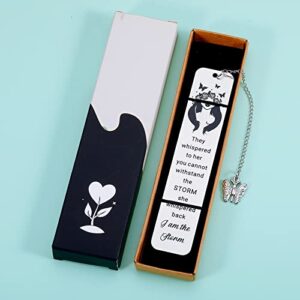 Inspirational Bookmarks for Women Christmas Stocking Stuffers for Female Friend Sister Bookmark for Girls Daughter Book Lovers Reader Birthday Thanksgiving Day Valentines Day Gifts Book Marker for Her