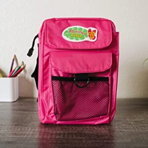 Adventure Bible Cover for Girls, Zippered, with Handle, Nylon, Pink, Medium