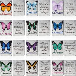 12 pieces butterfly magnetic bookmarks inspirational quotes magnetic bookmarks magnet page markers assorted book markers set for students teachers school home office supplies