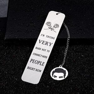 SC TV Show Gifts Bookmark David Merchandise Souvenir for TV Fans Funny Quote Items Bookmark for Book Lovers Humor Birthday Christmas Stocking Stuffers Gift for SC Fans Friends