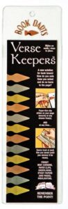 verse keeper book darts – line marker bookmarks (12 verse keepers)
