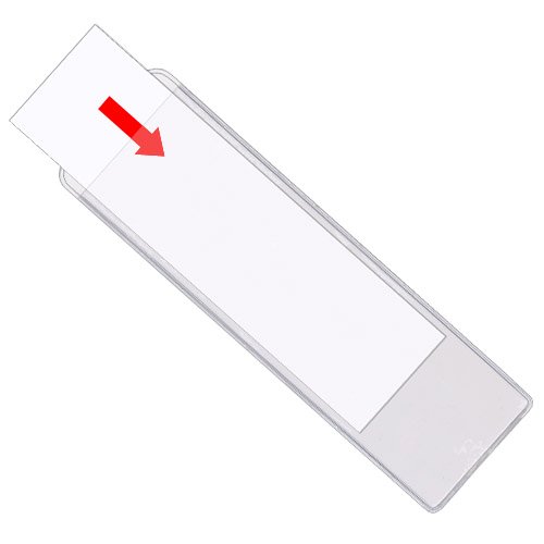StoreSMART - Bookmark Covers/Holders with Tassle Hole - Clear Plastic - 10-Pack - BMK9071-10