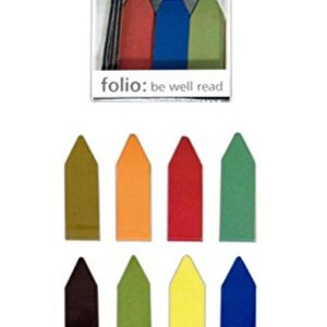 Get to the Point Magnetic Bookmarks Earthtone Color Line Markers (1 Box of 20)