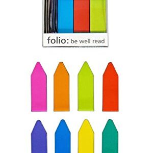 Get to the Point Magnetic Bookmarks Earthtone Color Line Markers (1 Box of 20)