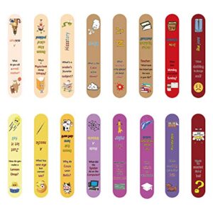 62 Pieces Magnetic Bookmarks Magnetic Page Markers with 31 Different Hilariously Silly Jokes and Brain Twisters for Kids, Teens, Students Reading Stationery and Gifts