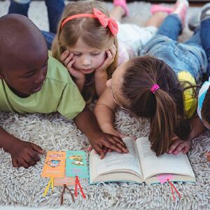 Kids Bookmark Silly Jokes Bookmarks Funny Animals Bookmarks Cartoon Hilarious Learning Bookmarks with Hanging Ropes for Teachers Students Classroom Rewards Supplies