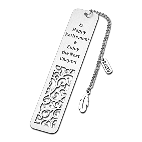 Retirement Gifts for Women Men 2023 Christmas Bookmark Gifts for Coworker Nurses Doctors Dad Mom Happy Retirement Appreciation Gift for Retired Teacher Boss Employee Leaving Going Away Gift for Friend