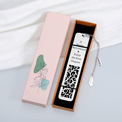 Retirement Gifts for Women Men 2023 Christmas Bookmark Gifts for Coworker Nurses Doctors Dad Mom Happy Retirement Appreciation Gift for Retired Teacher Boss Employee Leaving Going Away Gift for Friend