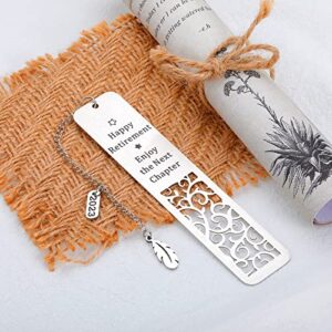 Retirement Gifts for Women Men 2023 Christmas Bookmark Gifts for Coworker Nurses Doctors Dad Mom Happy Retirement Appreciation Gift for Retired Teacher Boss Employee Leaving Going Away Gift for Friend