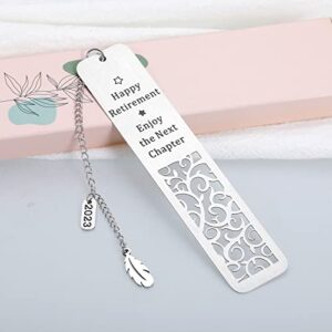 Retirement Gifts for Women Men 2023 Christmas Bookmark Gifts for Coworker Nurses Doctors Dad Mom Happy Retirement Appreciation Gift for Retired Teacher Boss Employee Leaving Going Away Gift for Friend