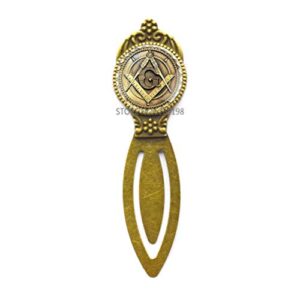 Freemasonry Masonic Bookmark,Masonic Faith Hope Bookmarker,Freemason Bookmark,Art Glass Dome Bookmarker,Bridesmaid Gift,N014