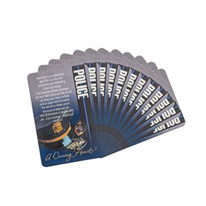 pocket card bookmark pack of 12 – police