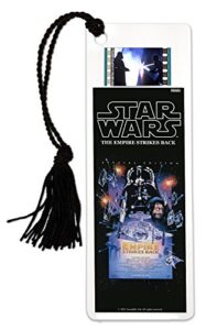 star wars episode v: the empire strikes back filmcells laminated 2×6 bookmark with 35mm clip of film and tassel