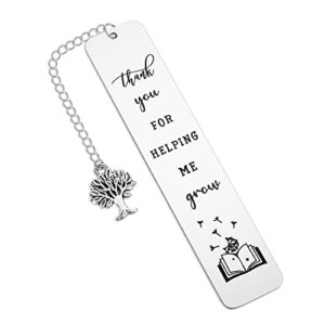 teacher thank you gifts bookmark, graduation teacher appreciation gifts metal bookmarks for women men christmas back to school end of year 2023 retirement gifts for teacher from student