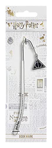 Official Licensed Harry Potter Silver Plated Bookmark (Deathly Hallows)