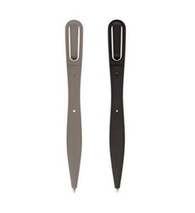 bobino – bookmark pen – set of 2 (charcoal and slate)