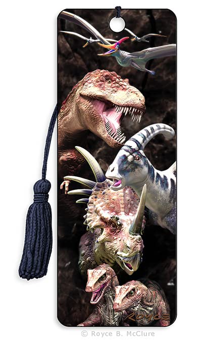 3D Royce Bookmark by Artgame - Dinosaurs