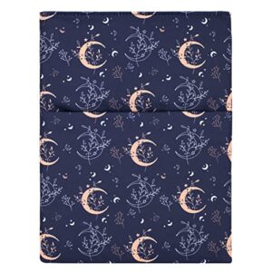 the great oak midnight sky – padded book sleeve – size 8.5” x 11” – zippered pocket – book/planner/kindle cover (medium)
