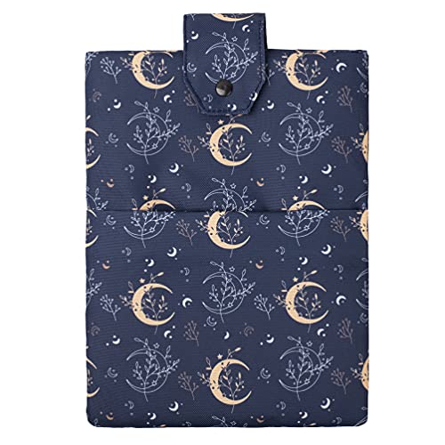 The Great Oak Midnight Sky - Padded Book Sleeve - Size 8.5'' x 11'' - Zippered Pocket - Book/Planner/Kindle Cover (Medium)