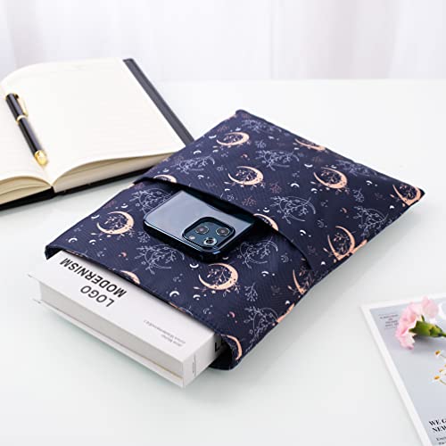 The Great Oak Midnight Sky - Padded Book Sleeve - Size 8.5'' x 11'' - Zippered Pocket - Book/Planner/Kindle Cover (Medium)