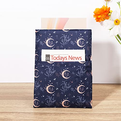 The Great Oak Midnight Sky - Padded Book Sleeve - Size 8.5'' x 11'' - Zippered Pocket - Book/Planner/Kindle Cover (Medium)