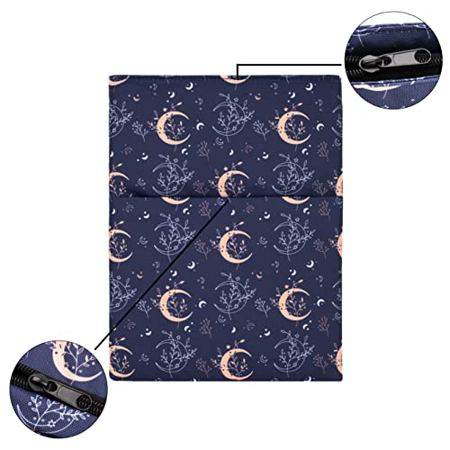 The Great Oak Midnight Sky - Padded Book Sleeve - Size 8.5'' x 11'' - Zippered Pocket - Book/Planner/Kindle Cover (Medium)