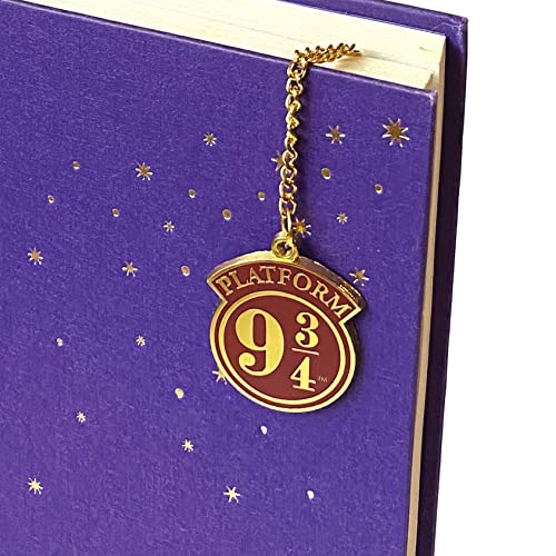 Paper House Productions Harry Potter Platform 9 3/4 Enamel Charm Chain & Clip Bookmark