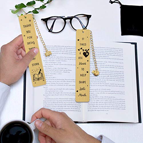 Mosailles Teacher Appreciation Bookmark Teachers Gifts Set of 3 Color Gold Thank You Gifts from Students Graduation Gift Back to School Gift Special Teacher Gift Metal End of The Year