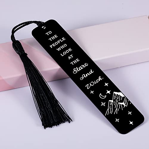 Bookmark Gift for Women Men Inspirational Merchandise Book Mark for Book Lovers Reader Birthday Christmas Inspirational Gift for Female Male Friends 1 PCS Double-Sided