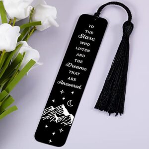 Bookmark Gift for Women Men Inspirational Merchandise Book Mark for Book Lovers Reader Birthday Christmas Inspirational Gift for Female Male Friends 1 PCS Double-Sided