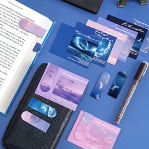 Magnetic Bookmarks Magnet Book Markers Assorted Page Markers Durable Magnetic Page Clips for Women Men and Book Lover (Moon)