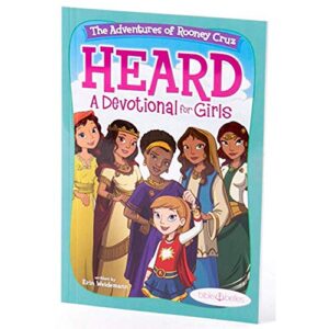 bible belles daily devotional for girls heard: the adventures of rooney cruz” children’s devotional book – christian activity book w/5 weeks of crafts, bible verses, prayers & bible stories