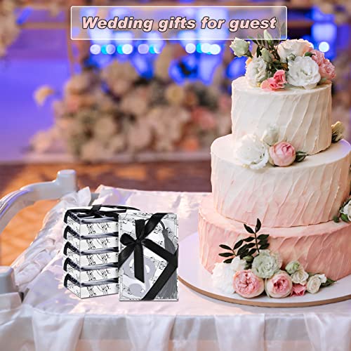 48 Pcs Hollow Musical Notes Bookmarks Party Gifts Wedding Favors Metal Music Note Bookmark with Tassels and Music Note Gift Box for Students Guests Classroom Office Home Music Wedding Birthday Party