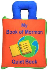 my book of mormon quiet book – lds faith scripture church of jesus christ sacrament, primary, home evening activity cloth busy book by my growing season