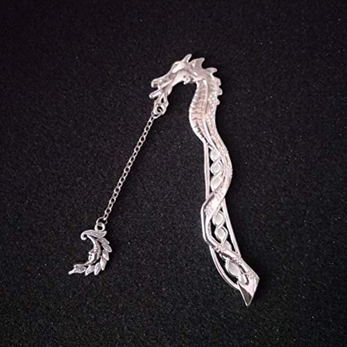 Metal Bookmarks with Chain,Unique Glow in The Dark Bookmark,Inspirational Book Markers for Book Lovers Delicate Gifts