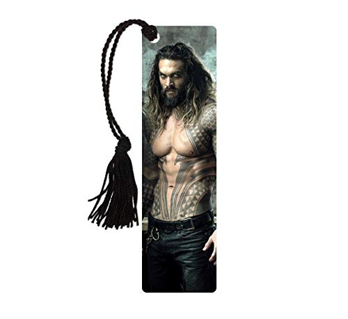 Jason Momoa Aquaman – Justice League Movie – Glossy Tassel Bookmark for Gifting Collecting