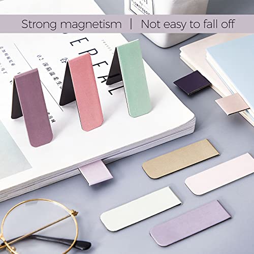 108 Pieces Magnetic Bookmarks Clips Book Markers Assorted Bookmarks for Book Lovers Colorful Book Page Marker for Kids Students Teachers Women Men Reading Supplies