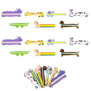 21 pcs reading guided strips highlight bookmarks reading tracking rulers for children, teacher, dyslexia people, reading beginner