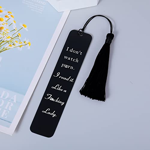 Funny Bookmarks for Women Book Lover Valentine Day Gifts for Her Female Friends Birthday Gifts for Friends BFF Stocking Stuffer Bookmark for Bookish Nerd Book Readers Bookworm Reading Book Club Gift