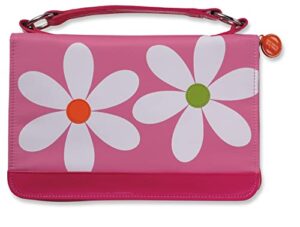 daisy microfiber pink book & bible cover