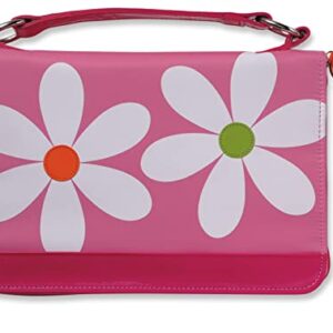 Daisy Microfiber Pink Book & Bible Cover