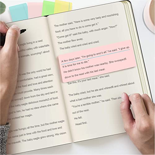 16 Pieces Guided Reading Highlight Strips Colored Overlays Bookmark Reading Tracking Rulers with Line for Dyslexia, ADHD and to Reduce Visual Stress