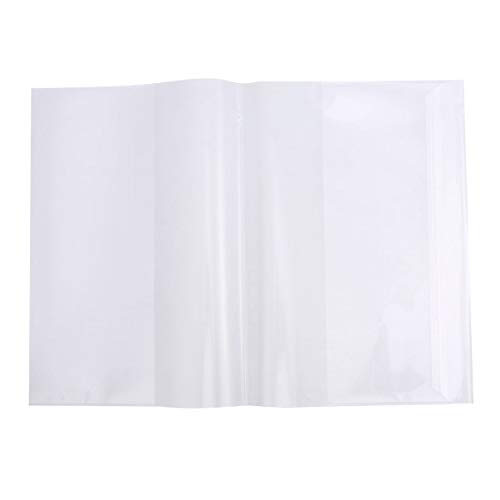 STOBOK 10 pcs Clear Exercise Book Cover Clear Plastic Book Protector Waterproof Note Book Cover Sleeve / 16K