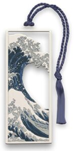 hokusai’s the great wave metal bookmark