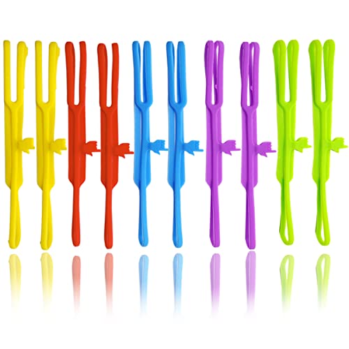 NSBELL 10PCS Silicone Finger Point Bookmark, Lovely Book Marker Strap for Office Supplies School Supplies Stationery Gift