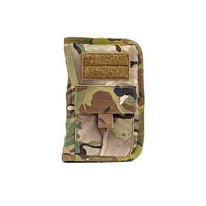 t3 data book cover, tactical notebook organizer case, heavy-duty document and hiking journal case multicam